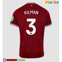 Moške Nogometnih dresov West Ham United Max Kilman #3 Domači 2025-26 Kratki rokavi